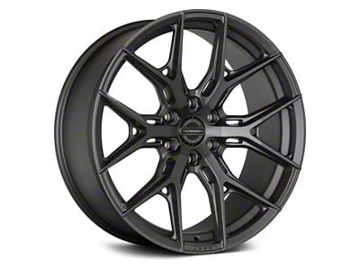 Vossen HF6-4 Matte Gunmetal 6-Lug Wheel; 22x12; -44mm Offset (05-15 Tacoma)