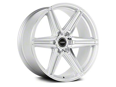 Vossen HF6-2 Silver Polished 6-Lug Wheel; 20x9.5; 15mm Offset (10-24 4Runner)