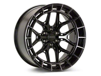 Vossen HFX1 Super Deep Tinted Gloss Black 6-Lug Wheel; 17x9; 0mm Offset (24-25 Tacoma)