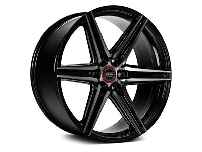 Vossen HF6-2 Tinted Gloss Black 6-Lug Wheel; 20x9.5; 15mm Offset (21-25 Bronco, Excluding Raptor)