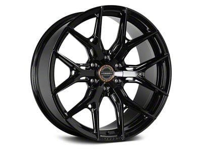 Vossen HF6-4 Gloss Black 6-Lug Wheel; 20x9.5; 15mm Offset (21-25 Bronco, Excluding Raptor)