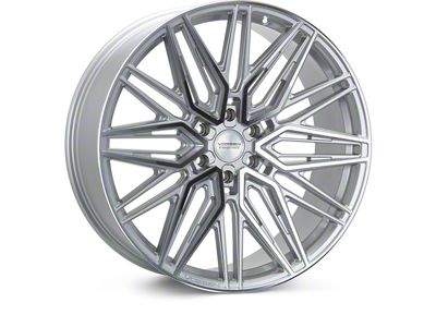 Vossen HF6-5 Deep Silver Polished Wheel; 22x9.5; 30mm Offset (22-26 Bronco Raptor)