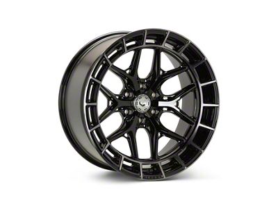 Vossen HFX1 Super Deep Tinted Gloss Black 6-Lug Wheel; 20x10; -18mm Offset (21-25 Bronco, Excluding Raptor)