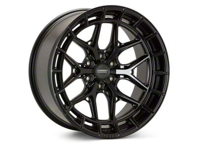 Vossen HFX1 Super Deep Satin Black Wheel; 22x10; -18mm Offset (99-04 Jeep Grand Cherokee WJ)