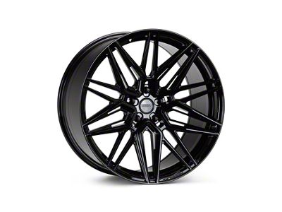 Vossen HF7 Super Deep Gloss Black Wheel; 22x10; -18mm Offset (18-25 Jeep Wrangler JL)