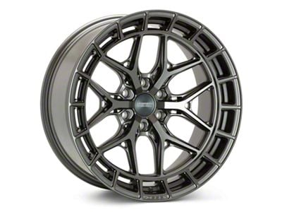 Vossen HFX1 Super Deep Matte Gunmetal Wheel; 22x10; -18mm Offset (07-18 Jeep Wrangler JK)