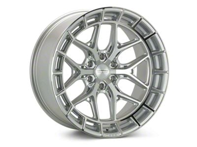 Vossen HFX1 Super Deep Silver Polished Wheel; 20x10; -18mm Offset (07-18 Jeep Wrangler JK)