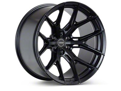 Vossen HF6-4 Super Deep Satin Black 6-Lug Wheel; 22x10; -18mm Offset (16-24 Titan XD)