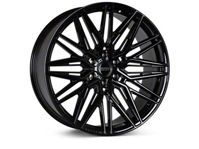 Vossen HF6-5 Deep Gloss Black 6-Lug Wheel; 24x10; 25mm Offset (16-24 Titan XD)