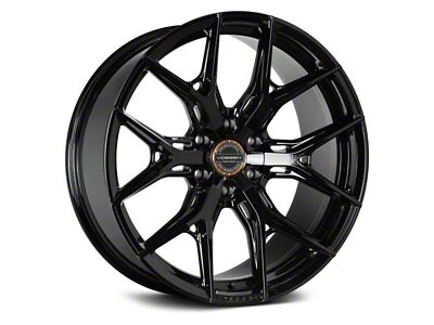 Vossen HF6-4 Gloss Black 6-Lug Wheel; 22x12; -44mm Offset (22-25 Tundra)
