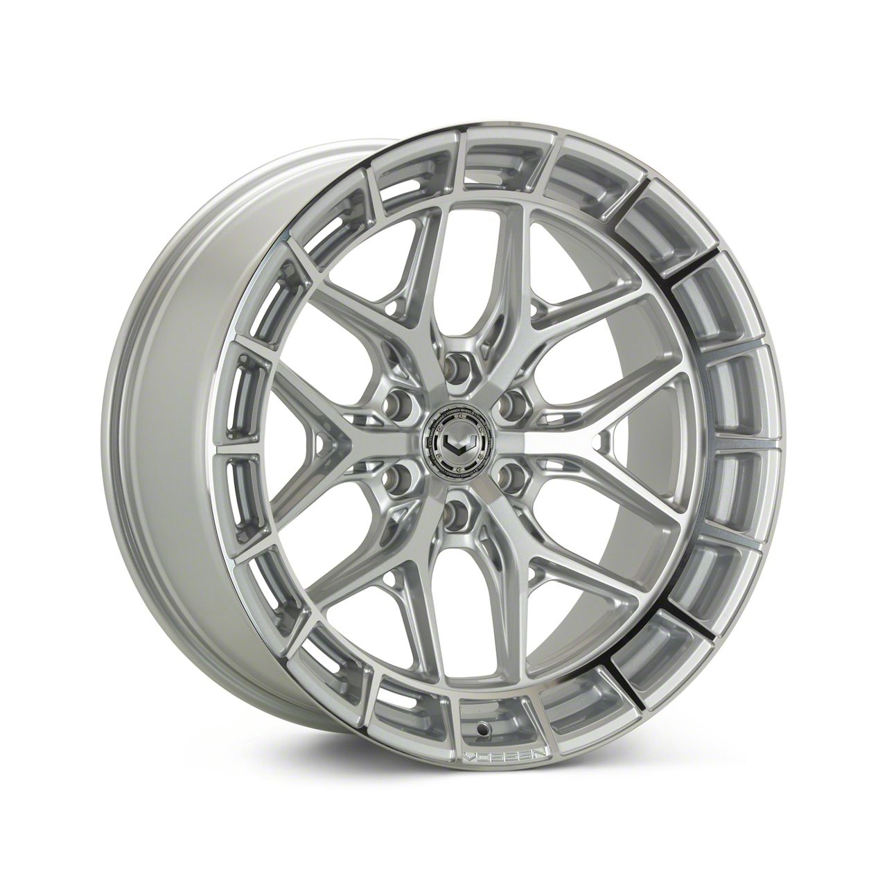 Masasa様misson Honor フロントホイール　フィメール　20インチ Vossen Tundra HFX-1 Deep Silver Polished 6-Lug Wheel; 20x9; 18mm