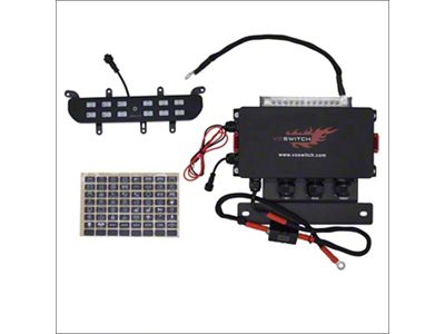 Voswitch Lower Dash Panel Switch Panel System; 12-Button (20-25 Jeep Gladiator JT)
