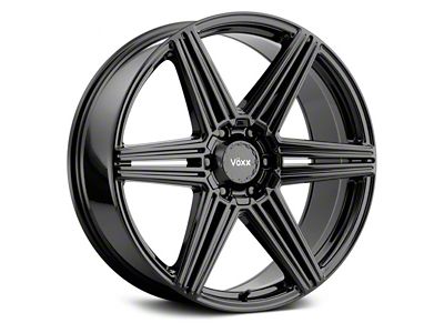 Voxx Sotto Gloss Black 6-Lug Wheel; 18x8.5; 18mm Offset (22-25 Bronco Raptor)