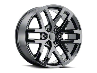 GEN2 Raptor Style Gloss Black 6-Lug Wheel; 20x9; 25mm Offset (22-25 Bronco Raptor)