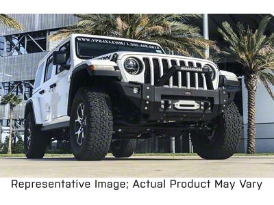 VPR 4x4 Ultima Short Front Bumper; Bare Metal (07-18 Jeep Wrangler JK)