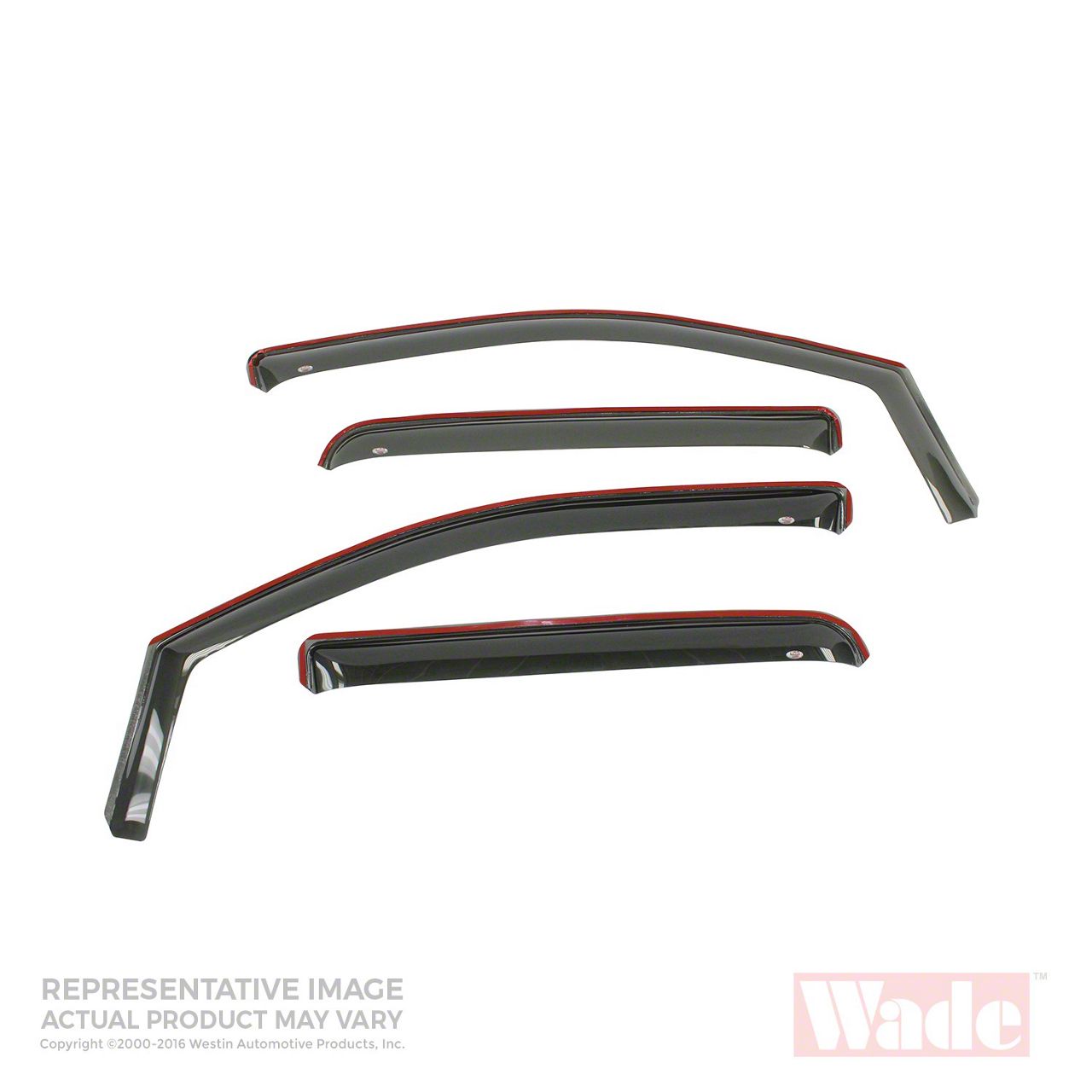 Wade InChannel Wind Deflectors Smoked 7288407 (0515