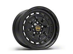 WARN Jackhammer Black Wheel; 17x8.5; 0mm Offset (20-26 Jeep Gladiator JT)