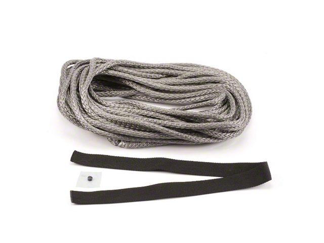 Wd140 Rope WARN Jeep Wrangler 1/4-Inch x 50-Foot Replacement Synthetic Rope ...