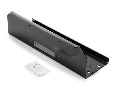 WARN Foot Forward Winch Mount Kit; Black (Universal; Some Adaptation May Be Required)