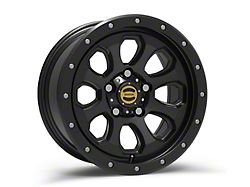 WARN Moonsault Black Wheel; 17x8.5; 0mm Offset (07-18 Jeep Wrangler JK)