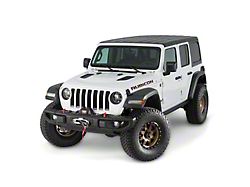 WARN Winch Mount; Black (18-26 Jeep Wrangler JL w/ Factory Steel Front Bumper)