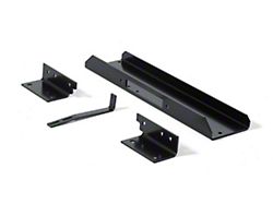 WARN Winch Mounting Kit; Black (76-86 Jeep CJ7)