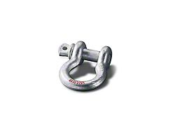 WARN 3/4-Inch D-Ring Shackle; Silver