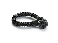 WARN Spydura 3/8-Inch Soft Shackle; Black