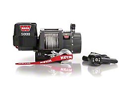WARN 5000 DC Series 5,000 lb. Winch with Steel Cable (Universal; Some Adaptation May Be Required)