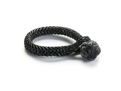 WARN Spydura 3/8-Inch Soft Shackle; Black