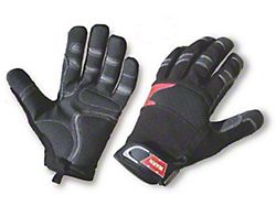 WARN Winch Gloves; Large