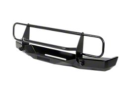 Warrior Products Front Rock Crawler Winch Bumper with Brushguard and D-Ring Mounts (84-01 Jeep Cherokee XJ)