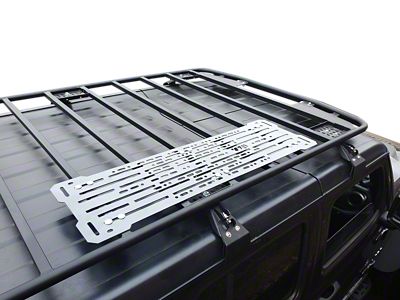 Warrior Products Universal Full MAXTRAX and RotopaX Mount System; Brushed Aluminum (Universal; Some Adaptation May Be Required)