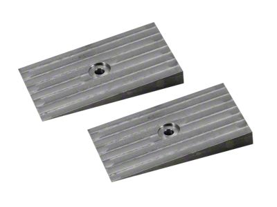 Warrior Products Universal Leaf Spring Shims; 2-1/2-Inch Wide; 8-Degree Angle (Universal; Some Adaptation May Be Required)
