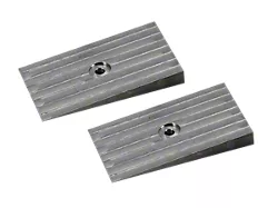 Warrior Products Universal Leaf Spring Shims; 2-1/4-Inch Wide; 4-Degree Angle (Universal; Some Adaptation May Be Required)