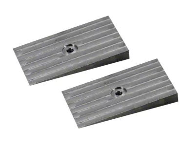 Warrior Products Universal Leaf Spring Shims; 2-1/4-Inch Wide; 6-Degree Angle (Universal; Some Adaptation May Be Required)