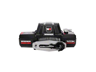 Warrior Winches Gladiator F Type 12,500 lb. 12v Electric Winch with Armortek Extreme Synthetic Winch Rope (Universal; Some Adaptation May Be Required)