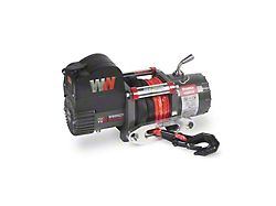 Warrior Winches Samurai 9,500 lb. Short Drum 12v Electric Winch with Synthetic Rope (Universal; Some Adaptation May Be Required)