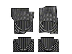 Weathertech All-Weather Front and Rear Rubber Floor Mats; Black (25-26 4Runner)