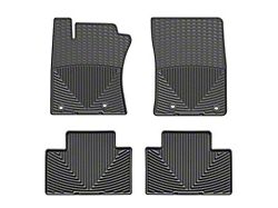 Weathertech All-Weather Front and Rear Rubber Floor Mats; Black (13-24 4Runner)