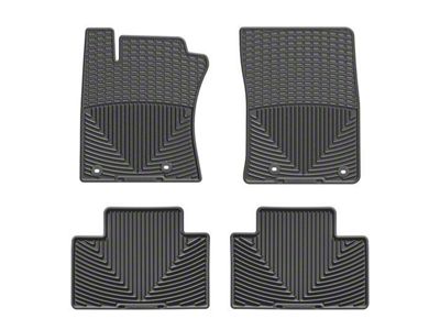 Weathertech All-Weather Front and Rear Rubber Floor Mats; Black (13-24 4Runner)