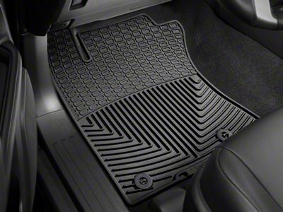 Weathertech All-Weather Front Rubber Floor Mats; Black (13-24 4Runner)