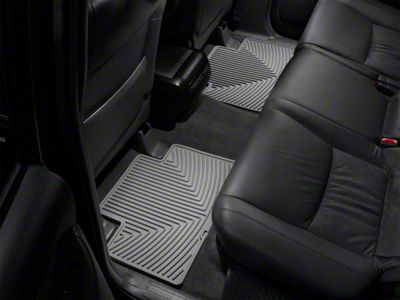 Weathertech All-Weather Rear Rubber Floor Mats; Gray (03-24 4Runner)