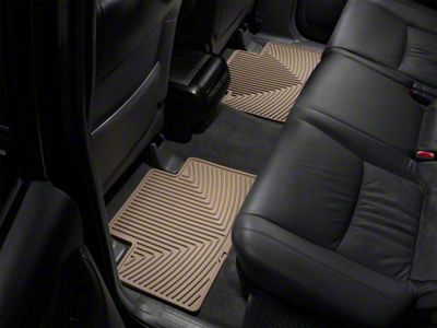 Weathertech All-Weather Rear Rubber Floor Mats; Tan (03-24 4Runner)