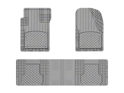Weathertech AVM Trim-to-Fit 3-Piece Front and Rear Liners; Gray (Universal; Some Adaptation May Be Required)