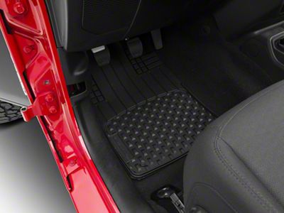 Weathertech AVM Trim-to-Fit 4-Piece Front and Rear Liners; Black (Universal; Some Adaptation May Be Required)