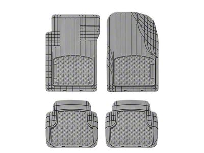 Weathertech AVM Trim-to-Fit 4-Piece Front and Rear Liners; Gray (Universal; Some Adaptation May Be Required)
