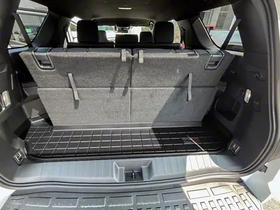 Weathertech DigitalFit Cargo Liner; Behind 3rd Row; Black (25-26 4Runner w/ Third Row Seats)