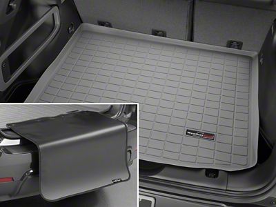 Weathertech DigitalFit Cargo Liner with Bumper Protector; Behind Second Row; Gray (25-26 4Runner Hybrid)