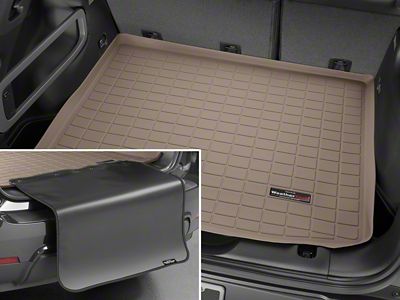 Weathertech DigitalFit Cargo Liner with Bumper Protector; Behind Second Row; Tan (25-26 4Runner Hybrid)
